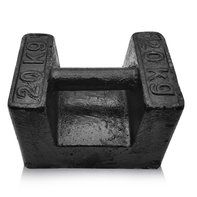El estándar 20kg apilable de OIML los pesos del arrabio para el peso del bloque de la grúa