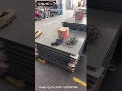 Escala de suelo industrial con indicador de peso de 500 kg a 5000 kg con impresora