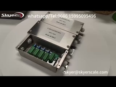 Escala de peso del piso 4 Caja de unión de celda de carga de pesaje de inox