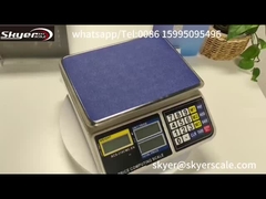 Escala de peso digital de 30 kg 1 g con pantalla de luz de fondo LCD