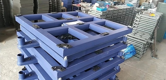 polvo de la escala del peso del banco de la plataforma de 600x700m m cubierto con el LED