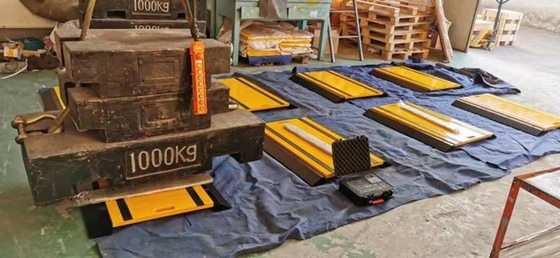 Escalas portátiles inalámbricas del peso de la aleación de aluminio de Digitaces 4PCS Axle Scales