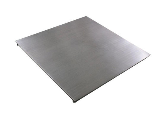 escala de plataforma cepillada electrónica del acero inoxidable 3T del 1.5x2m