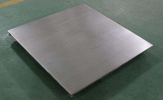 escala de plataforma cepillada electrónica del acero inoxidable 3T del 1.5x2m