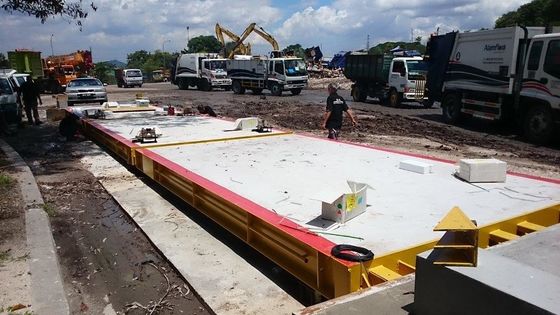 Tipo 100 puente basculante de capítulo de la escala del camión de la tonelada los 3×16m