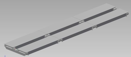 los 3×16m 100 escalas resistentes de acero del camión de la tonelada Q235B