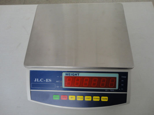 escala calculadora del precio verde de la pantalla LED de 15kg 30kg Digitaces