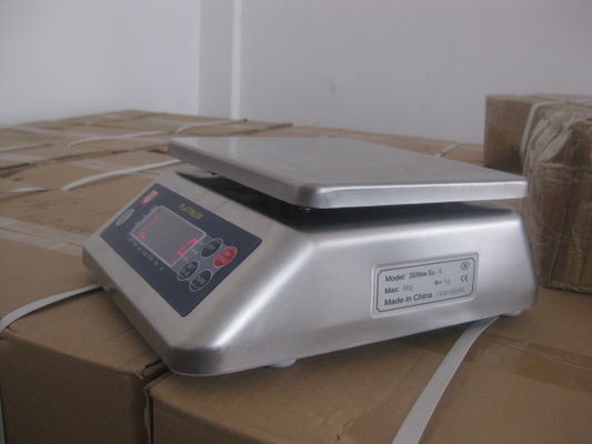 Máquina electrónica recargable de la escala de la cacerola 3kg del ABS del interfaz RS232