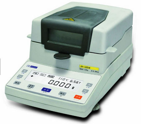 El LCD exhibe la balanza del analizador de la humedad del halógeno de 110g 1mg