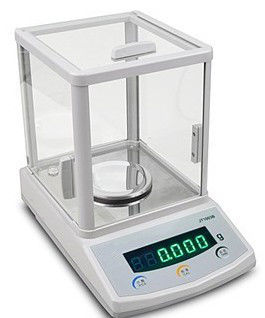 escala del equilibrio electrónico de 300g 1mg con el disco del acero inoxidable