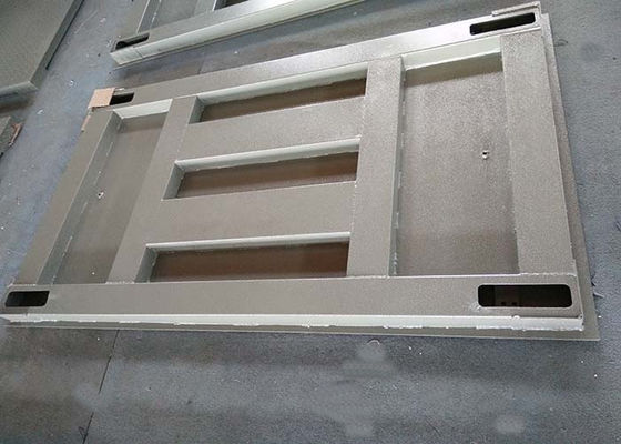 el 1.2×2m 5 toneladas de carbono del acero de la plataforma de balanzas del piso
