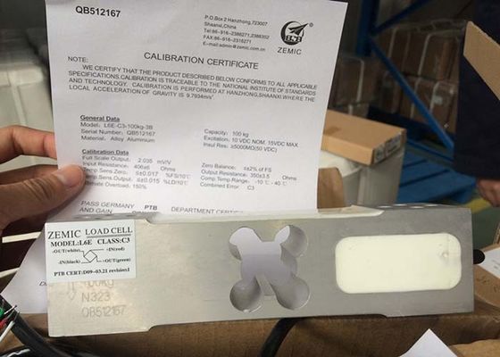 Célula de carga monopunto de Zemic L6E para la escala de referencia, célula de carga electrónica OIML aprobada