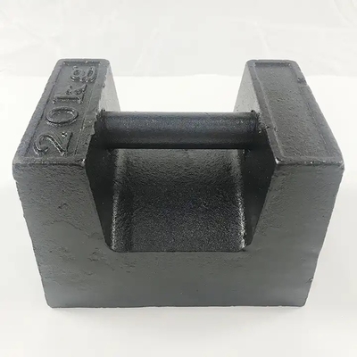 Peso de ensayo acumulable de 20 kg M1 Peso de calibración de hierro fundido de 20 kg para grúa