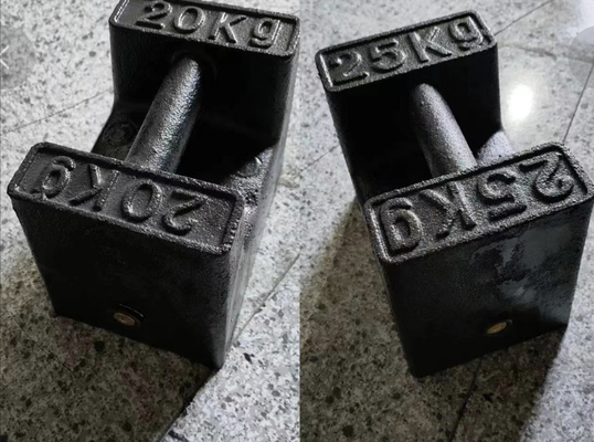 Peso de ensayo acumulable de 20 kg M1 Peso de calibración de hierro fundido de 20 kg para grúa