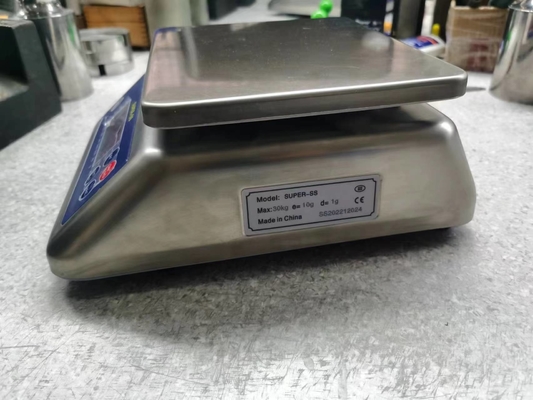 30 kg Super ss Electrónica Digital Impermeable IP68 Escala de peso de acero inoxidable Escala de banco de pesas digital