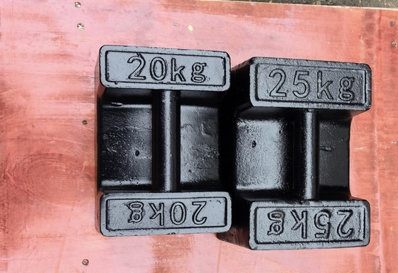 20 kg 25 kg peso de la clase M1 para el probador de peso en caída estándar de calibración para balanzas