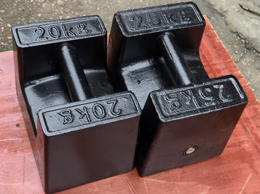 20 kg 25 kg peso de la clase M1 para el probador de peso en caída estándar de calibración para balanzas