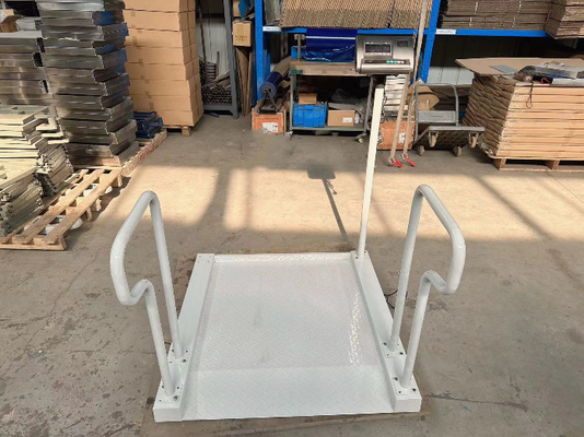 Hospital portátil dedicado a silla de ruedas Plataforma electrónica de pesaje 300kg 500kg