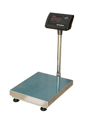 Acero suave 450x550mm 300kg Escala de banco de plataforma con pantalla LED WIFI Blue Tooth