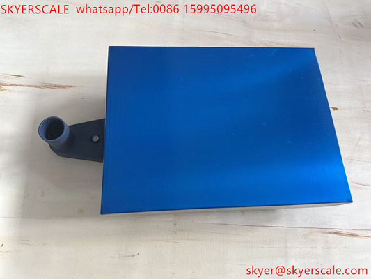 Escala de pesaje de banco de acero al carbono de color azul 30x40cm 100kg recubierto en polvo