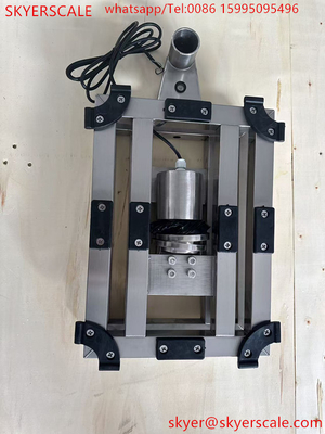 Balanza electrónica de banco de acero inoxidable de 60 kg 30x40 cm con cubierta impermeable
