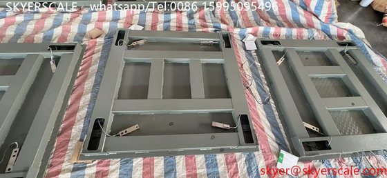 Escala electrónica de alta precisión para la industria Escala de plataforma Escala de piso 1x1.2m 3t OEM ODM