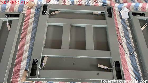 Escala electrónica de alta precisión para la industria Escala de plataforma Escala de piso 1x1.2m 3t OEM ODM