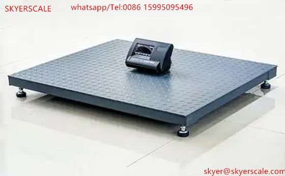 1.2x1.2m Plataforma de alambre de máquina de 2 toneladas Balanza digital industrial con tipo de pantalla A12