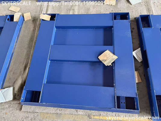 Celular de carga Zemic H8C 1x1m 5Ton Escala de suelo industrial de trabajo pesado con plataforma de acero al carbono