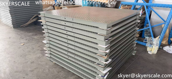 Escala industrial Escala de suelo de plataforma de 2000 kg con viga de corte de acero de aleación duradera