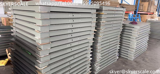 Escala industrial Escala de suelo de plataforma de 2000 kg con viga de corte de acero de aleación duradera