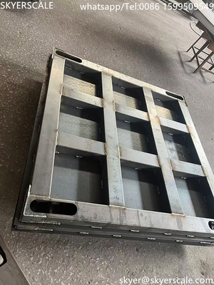 Industrial de acero al carbono de 5 toneladas de capacidad 1.2*1.5m plataforma digital escala de suelo con indicador A12E
