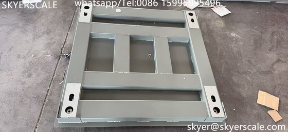 Acero 1.2mx1.2m Plataforma de 3 toneladas Pesada pesada con placa anti ratón