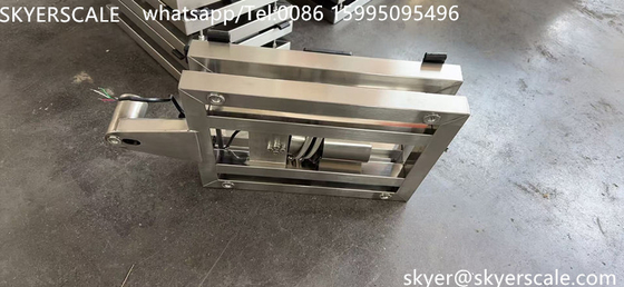 Escala de plataformas de acero inoxidable de 200 kg Balanzas digitales de banco