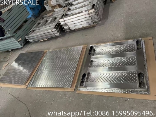 Tipo de piso de acero inoxidable 304 de trabajo pesado Balanza de pesaje digital OIML 1 tonelada 3t 5 toneladas Balanza de piso