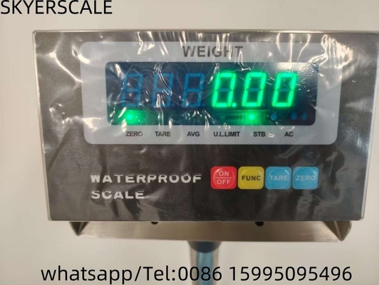 Peso de plataformas de acero inoxidable de peso impermeable Inox 200kg