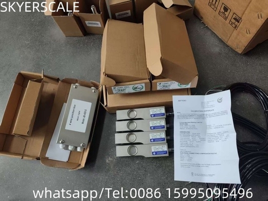ZEMIC BM8D Celulas de carga impermeables de acero inoxidable de viga de cizallamiento 1000kg Sensor de pesaje de celdas de carga de plataforma de pesaje
