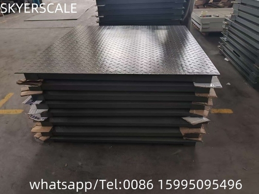 Escala de plataforma de pesaje Digital de 1.2x1.2m 1 tonelada-3 toneladas Escala de piso