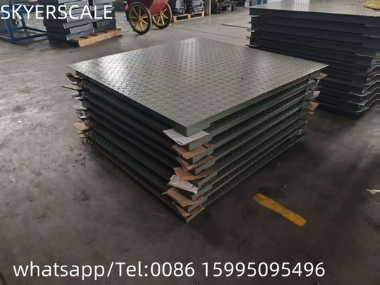 Escala de plataforma de pesaje Digital de 1.2x1.2m 1 tonelada-3 toneladas Escala de piso