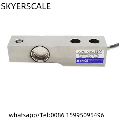 Zemic 500 Kg BM8D B8D Sensor de célula de carga de acero inoxidable con pie para escala de plataforma