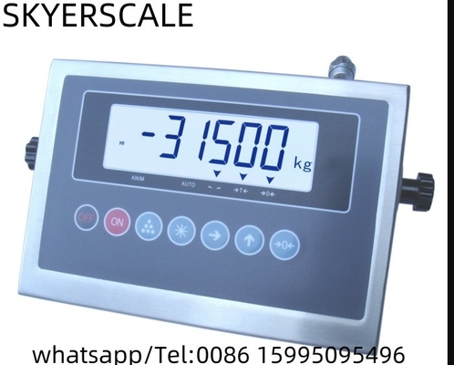 XK315A1GB-LF carcasa de acero inoxidable LCD indicador de la báscula de pesaje