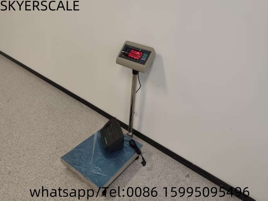 Balanza de viga electrónica de banco de 350 kg Balanzas de plataforma digital de 40x40 cm