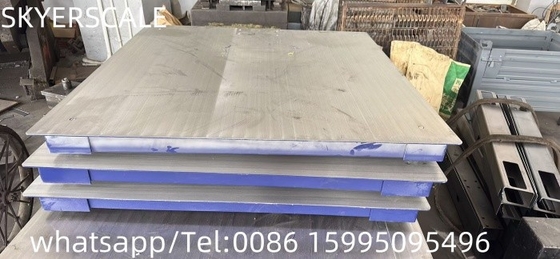 Escala de suelo de acero al carbono personalizable 1.5x1.5m 5 toneladas con soporte OEM y ODM para industrias