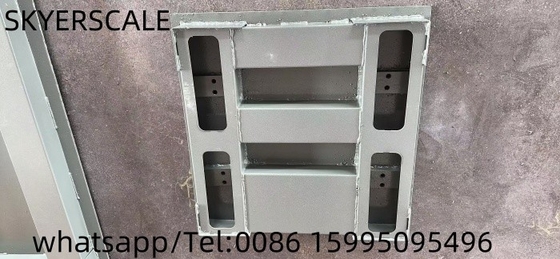 Escala de suelo de acero al carbono personalizable 1.5x1.5m 5 toneladas con soporte OEM y ODM para industrias