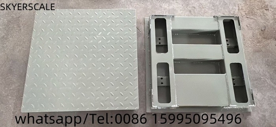 Escala de suelo de acero al carbono personalizable 1.5x1.5m 5 toneladas con soporte OEM y ODM para industrias