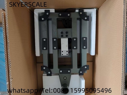 Escala de plataforma digital de acero al carbono con indicador de pesaje
