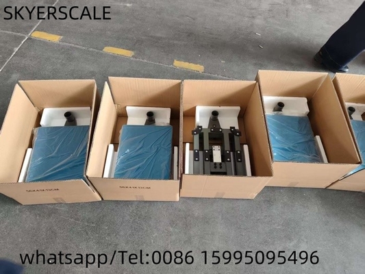 Escala de plataforma digital de acero al carbono con indicador de pesaje