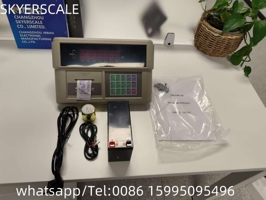 Indicador de pesaje digital industrial Yaohua A9P con impresora incorporada para balanza de camión