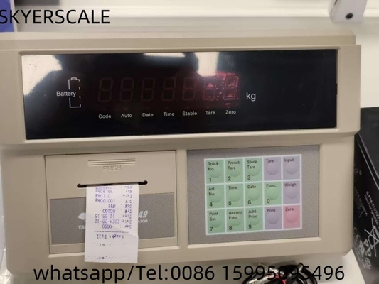 Indicador de pesaje digital industrial Yaohua A9P con impresora incorporada para balanza de camión
