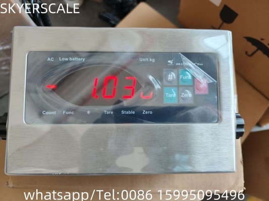 Yaohua Indicadores de pesaje XK3190-A12ESS Indicador de pantalla de pesaje de acero inoxidable LED